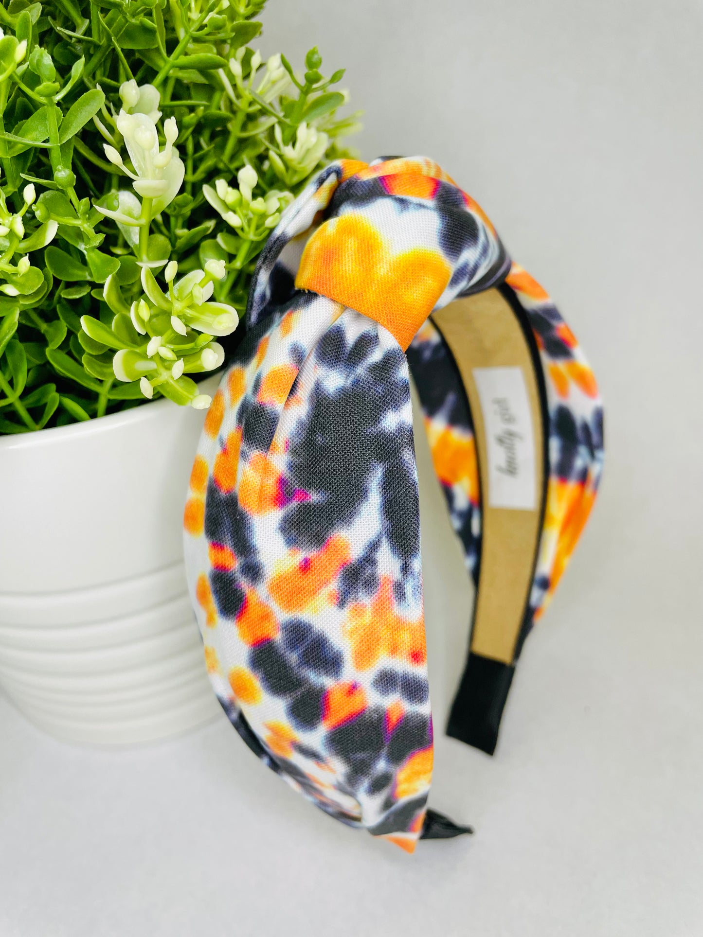 Orange/Black Tie Dye