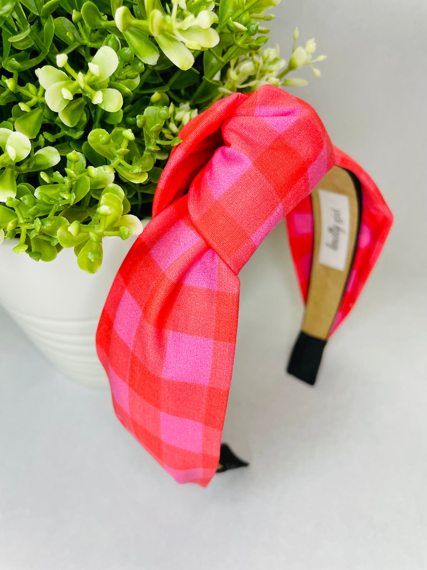 Red/Pink Buffalo Check