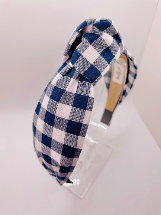 Navy/White Gingham