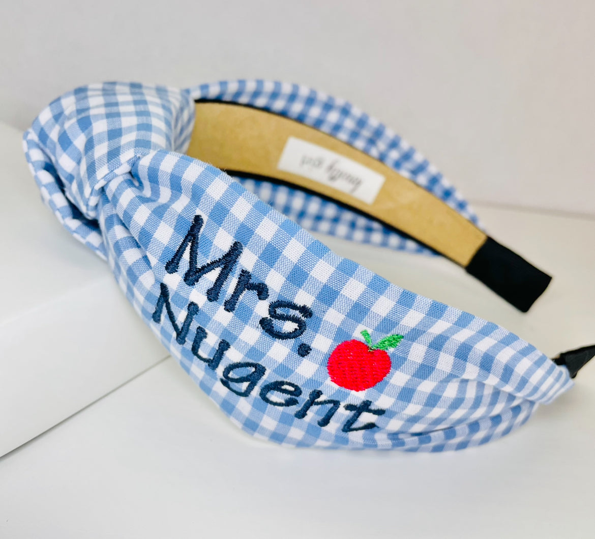 Teacher Personalized Headband