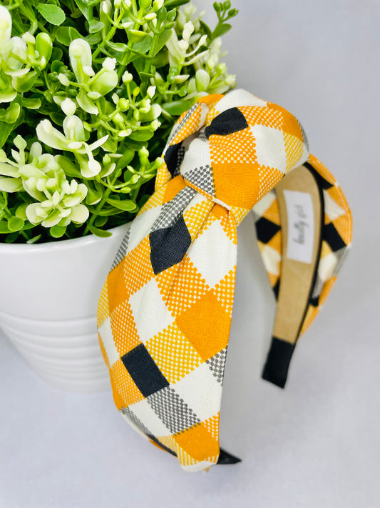 Orange/Black Checker