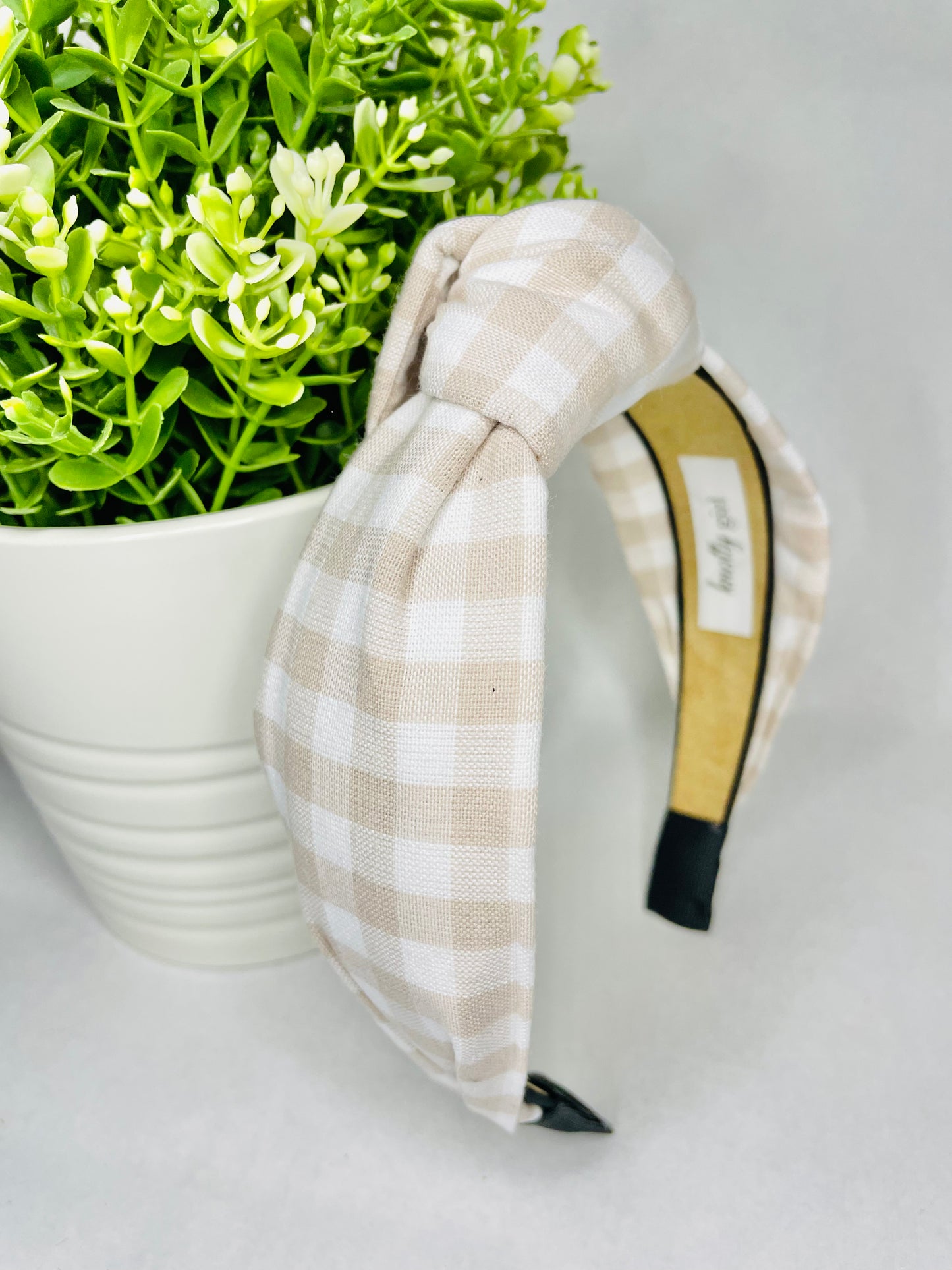 Neutral Gingham