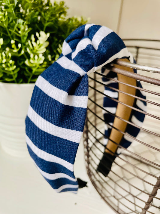 Navy/White Stripes